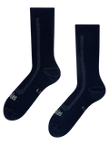 Dunkelblaue Merinowoll-Frotteesocken