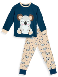 Lustiger Pyjama für Kinder Fröhlicher Koala