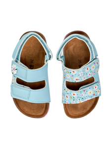 Korksandalen für Kinder Herzen und Gänseblümchen