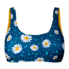 Lustiges sportliches Bikinioberteil Gänseblümchen