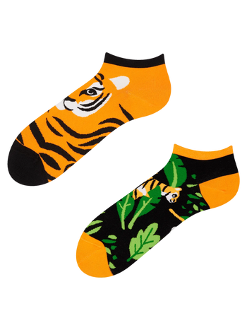 Lustige Knöchelsocken Dschungeltiger