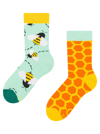 Lustige Kindersocken Bienchen