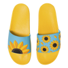 Lustige Pantoletten Sommer-Sonnenblume