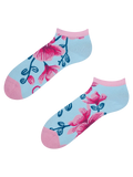 Lustige Knöchelsocken Orchidee