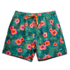 Lustige Badeshorts für Männer Hibiskus