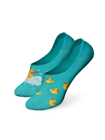 Lustige No-Show-Socken Enten
