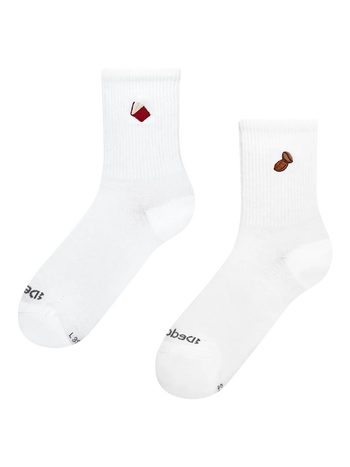 Gerippte Mid-Calf-Socken Sip per Page