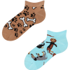 Lustige Knöchelsocken für Kinder Dackel