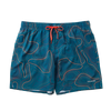 Lustige Badeshorts für Männer Topografische Linien