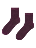 Antistress-Crewsocken Dunkles Burgunderrot