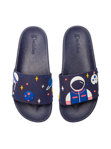 Lustige Pantoletten für Kinder Astronaut