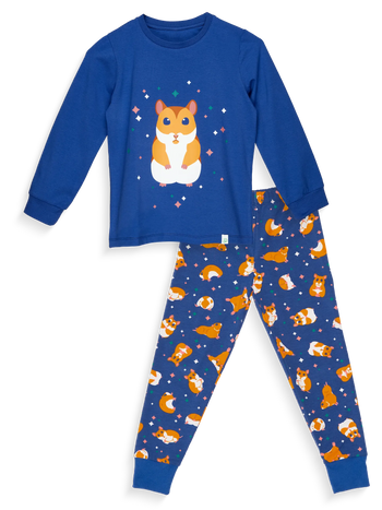 Lustiger Pyjama für Kinder Hamster