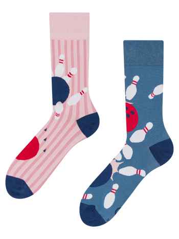 Lustige Socken Bowlingspiel