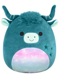 Squishmallows Clark die grüne Hochlandkuh, 13 cm