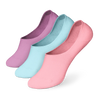 3er-Pack No-Show-Socken aus Baumwolle Pastell