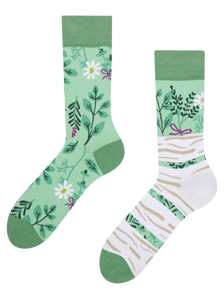 Lustige Socken Kräuter