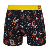 Lustige Boxershorts für Männer Hühner-Astronaut