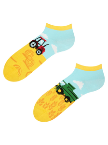 Lustige Knöchelsocken Traktor