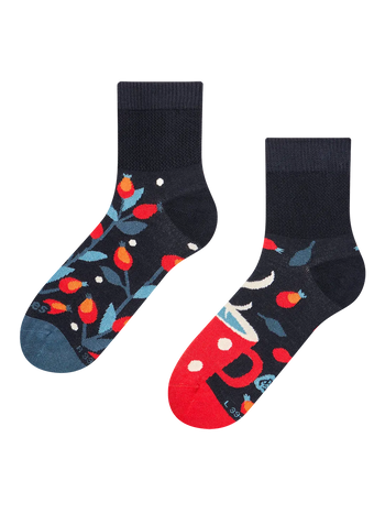 Antistress-Crewsocken Hagebuttentee