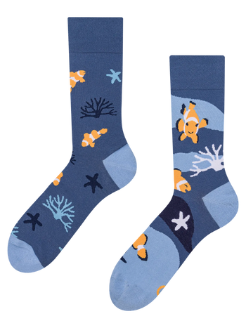 Lustige Socken Clown-Fisch