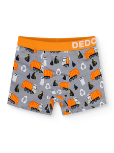 Lustige Boxershorts für Jungen Müllwagen