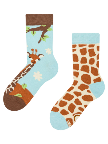 Lustige Kindersocken Niedliche Giraffe