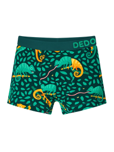 Lustige Boxershorts für Jungen Chamäleon auf der Jagd