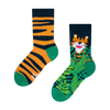 Lustige Kindersocken Tiger