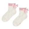 Cutecore-Socken für Mädchen Rosa Schleife