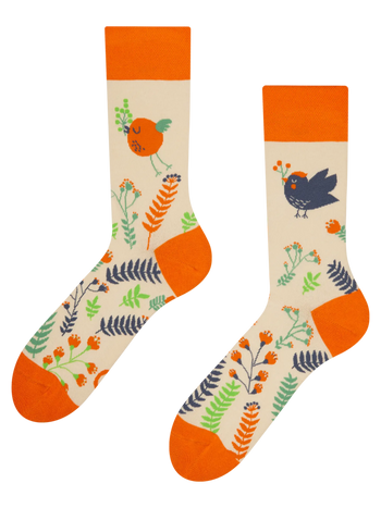 Lustige Socken Niedliche Vögel