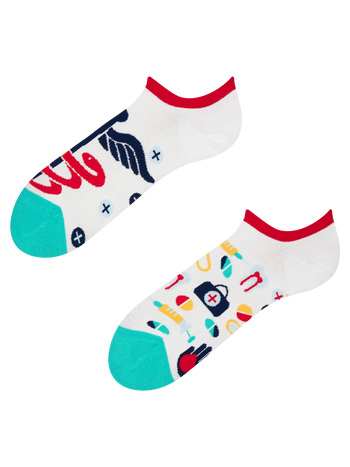 Lustige Sneakersocken Gesundheit
