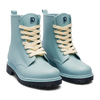Stahlblaue Regenstiefel für Frauen