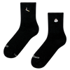 Gerippte Mid-Calf-Socken Morning Ritual