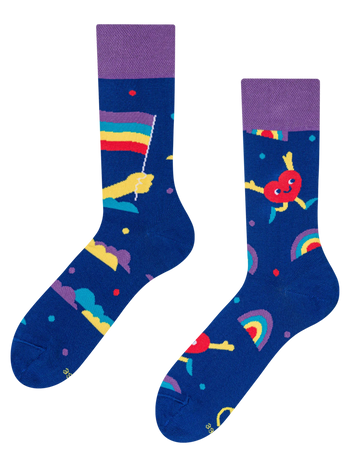 Lustige Socken Pride-Herz