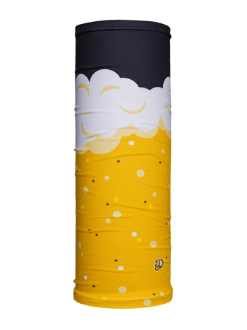 Lustiger Halswärmer Bier und Seifenblasen