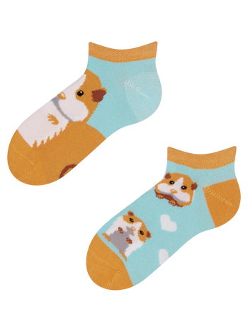 Lustige Knöchelsocken für Kinder Meerschweinchen