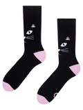 Lustige warme Socken Katzenblick