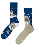 Lustige warme Socken Walross