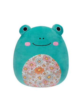 Squishmallows Robert der Wasserfrosch mit geblümtem Bauch, 20 cm