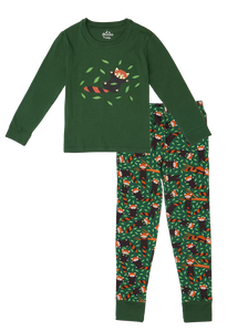 Lustiger Pyjama für Kinder Roter Panda