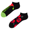 Lustige Knöchelsocken Mohnblume