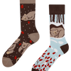 Lustige warme Socken Bär im Winter