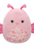 Squishmallows Mogo der rosa Schmetterling mit Sakura-Blütenbauch, 20 cm