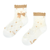 Cutecore-Socken für Mädchen Teddy mit Schleife
