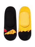 Lustige No-Show-Socken Käsepizza