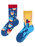 Lustige Kindersocken Superheld
