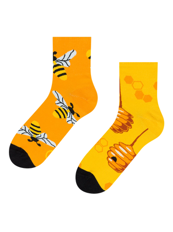 Lustige Crewsocken Fleißige Bienen