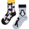 Lustige Kindersocken Winterpinguin