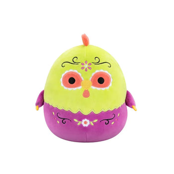 Squishmallows Amparo der grüne und lila Day of the Dead Hahn, 20 cm