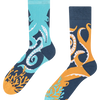 Lustige Socken Tintenfisch